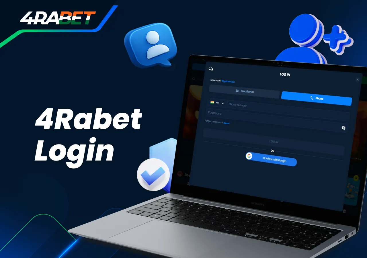 4rabet Casino login and account access