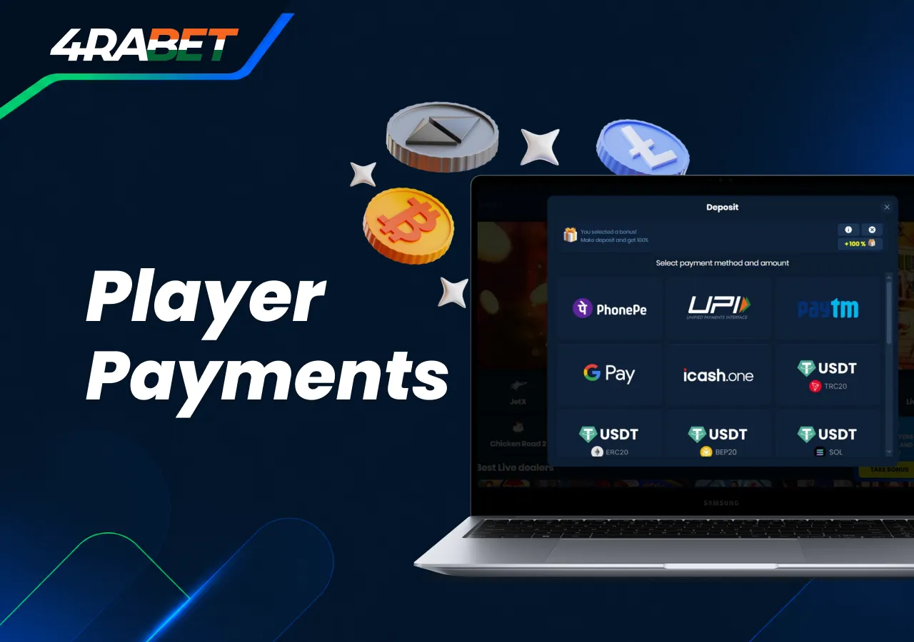 4rabet deposit and withdrawal